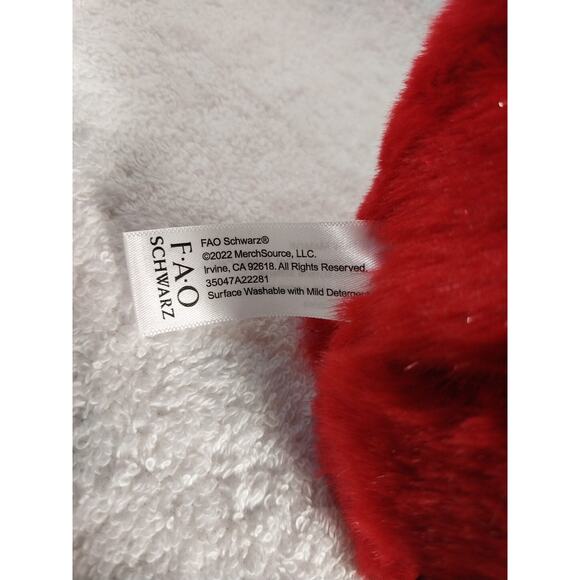 Schwarz Sparklers Teddy Bear FAO 10 Inch, Soft Plush, Red NWT - Picture 6 of 8